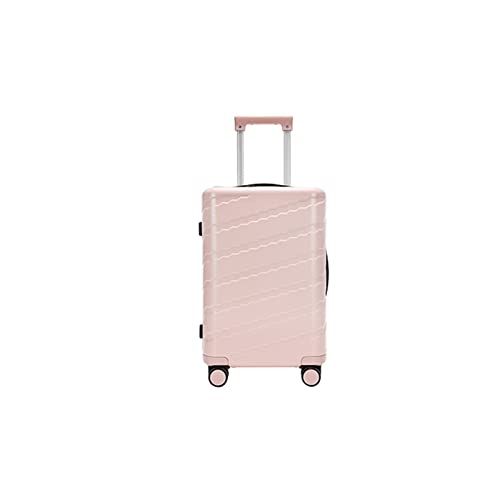 CGZCEICAN Hartschalen-Trolley-Reisekoffer, Leichter ABS+PC-Hartschalenkoffer mit geräuscharmen Feststellrollen./1767(Pink,16 inches) von CGZCEICAN