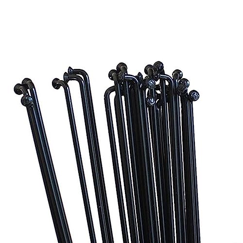 CHAKEUZND Fahrradspeichen Fahrradradspeichen 16Pcs 14G 251mm-269mm MTB Mountainbike Fahrrad Speichen Radfahren Rad Stahl Radius Stricken Nadel mit Kappen Geeignet 32-Loch Hub(251mm) von CHAKEUZND