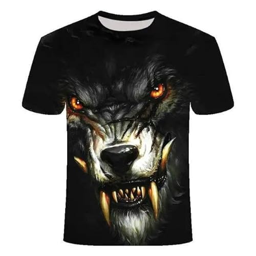 CHANYI Herren 3D Druck T-Shirt 3D Tier T-Shirt Lustige AFFE Gorilla Hemd Unisex Kurzarm Alternative Hip Hop Harajuku Streetwear T Shirt Männer Sommer Tops von CHANYI