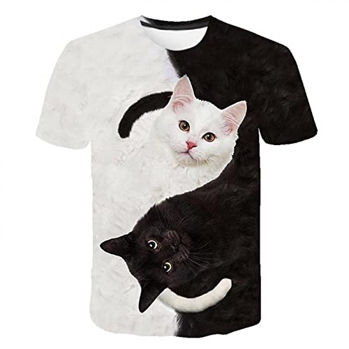 CHANYI Herren 3D Druck T-Shirt Galaxy Space 3D T-Shirt Süße Kleine Katze Isst Taco Pizza Lustiges Shirt T-Shirt Kurzarm Sommer Shirt CHANYI Herren 3D Druck T-Shirt Galaxy Space 3D T-Shirt Süße Kleine Katze Isst Taco Pizza Lustiges Shirt T-Shirt Kurzarm Sommer Shirt von CHANYI