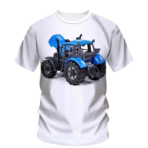 CHANYI Herren 3D Druck T-Shirt Hip Hop Farbe Bauernhof Fahrzeug Grafik Männer T-Shirt 3D Gedruckt Sommer Casual Mode Harajuku Street Style Lose Qualität Kleidung von CHANYI