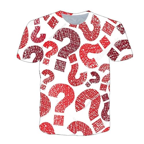 CHANYI Herren 3D Druck T-Shirt Lustige 3D-Grafik T-Shirt Sommer Mode Herren Kurzarm Hip Hop Lustiges Harajuku Großes Top T-Shirt von CHANYI