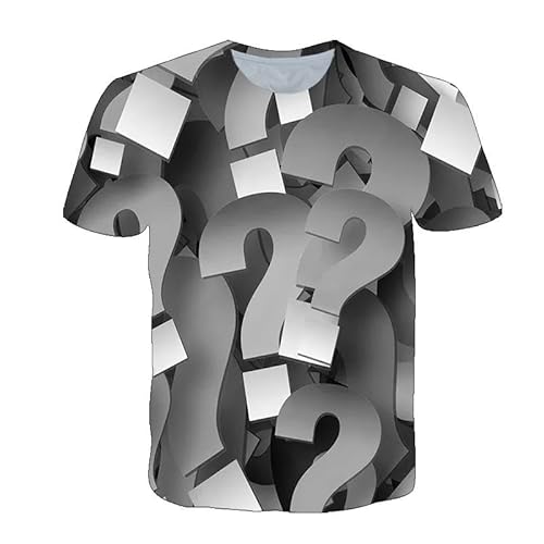 CHANYI Herren 3D Druck T-Shirt Lustige 3D-Grafik T-Shirt Sommer Mode Herren Kurzarm Hip Hop Lustiges Harajuku Großes Top T-Shirt von CHANYI