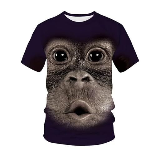 CHANYI Herren 3D Druck T-Shirt Lustige AFFE Muster Gedruckt Sommer Männer Oansatz T-Shirts Casual Kurzarm Übergroßen Pullover Mode Streetwear Männer Kleidung von CHANYI