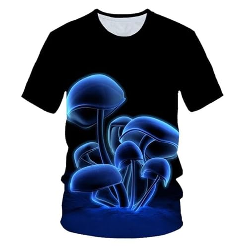 CHANYI Herren 3D Druck T-Shirt Mode Flamme 3D Gedruckt T-Shirt Männer Und Frauen Sommer Casual Kurzarm Crewneck Shirt Top von CHANYI