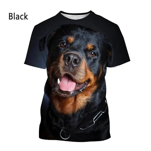 CHANYI Herren 3D Druck T-Shirt Rottweiler 3D Printed T-Shirt Men's and Women's Fashion T-Shirt Summer Casual Short-Sleeved Round Neck Pet Dog Shirt Top XXS~6XL CHANYI Herren 3D Druck T-Shirt Rottweiler 3D Printed T-Shirt Men's and Women's Fashion T-Shirt Summer Casual Short-Sleeved Round Neck Pet Dog Shirt Top XXS~6XL von CHANYI