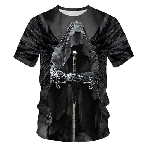 CHANYI Herren 3D Druck T-Shirt T-Shirt Mit Totenkopf-Motiv, Biermann, Herren-T-Shirt, Lässige T-Shirts, Herren-T-Shirt, Tops, Marken-T-Shirt, Alternative Kleidung, Cooles Zeug CHANYI Herren 3D Druck T-Shirt T-Shirt Mit Totenkopf-Motiv, Biermann, Herren-T-Shirt, Lässige T-Shirts, Herren-T-Shirt, Tops, Marken-T-Shirt, Alternative Kleidung, Cooles Zeug von CHANYI