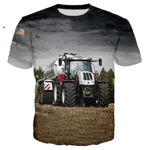 CHANYI Herren 3D Druck T-Shirt Übergroßen 3D Druck Auto Traktor T Hemd Männer Hip Hop Ropa Hombre Casual Streetwear Jungen T-Shirt Mann T-Shirt Tops Männliche Kleidung von CHANYI