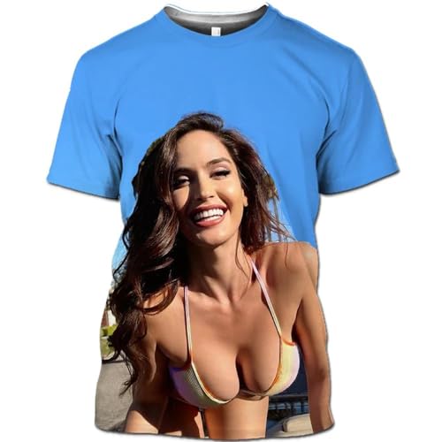 CHANYI Herren 3D Druck T-Shirt Unisex Modell Strand Bikini Sommer Mann T-Shirt Badeanzug Hip Hop Lustige Alternative Straße Schnell Trocknend Kurzarm von CHANYI