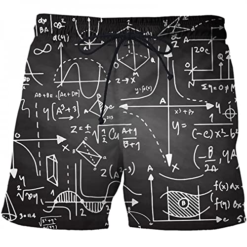 CHANYI Herren Shorts 3D Druck Sommer Lässige Shorts Mathematische Formel 3D-Druck Mode Herren Arbeitsshorts Strand Cargo Shorts Kurze Jogginghose CHANYI Herren Shorts 3D Druck Sommer Lässige Shorts Mathematische Formel 3D-Druck Mode Herren Arbeitsshorts Strand Cargo Shorts Kurze Jogginghose von CHANYI