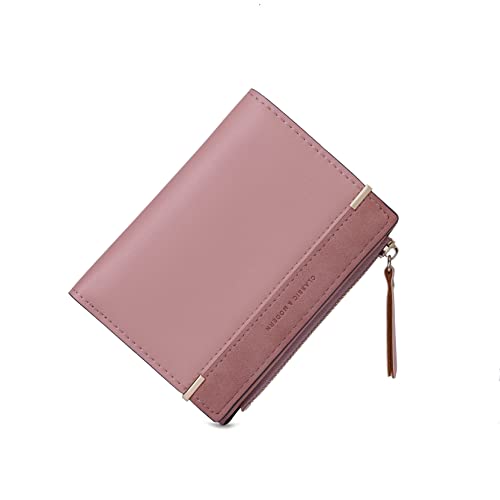 CHAOFANXI Damen Geldbeutel Geldbörse mit Klein und im Kurzformat Portemonnaie Damen, aus Glattem und Weichem PU Leder Portemonnaie Kleine Brieftasche Geldbörse Für Frauen, Rosa CHAOFANXI Damen Geldbeutel Geldbörse mit Klein und im Kurzformat Portemonnaie Damen, aus Glattem und Weichem PU Leder Portemonnaie Kleine Brieftasche Geldbörse Für Frauen, Rosa von CHAOFANXI