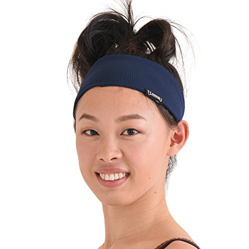 Casualbox | Sport Stirnband Yoga Haarband Schweiß Absorbierend Feuchtigkeitsabsorbens Marine von CHARM
