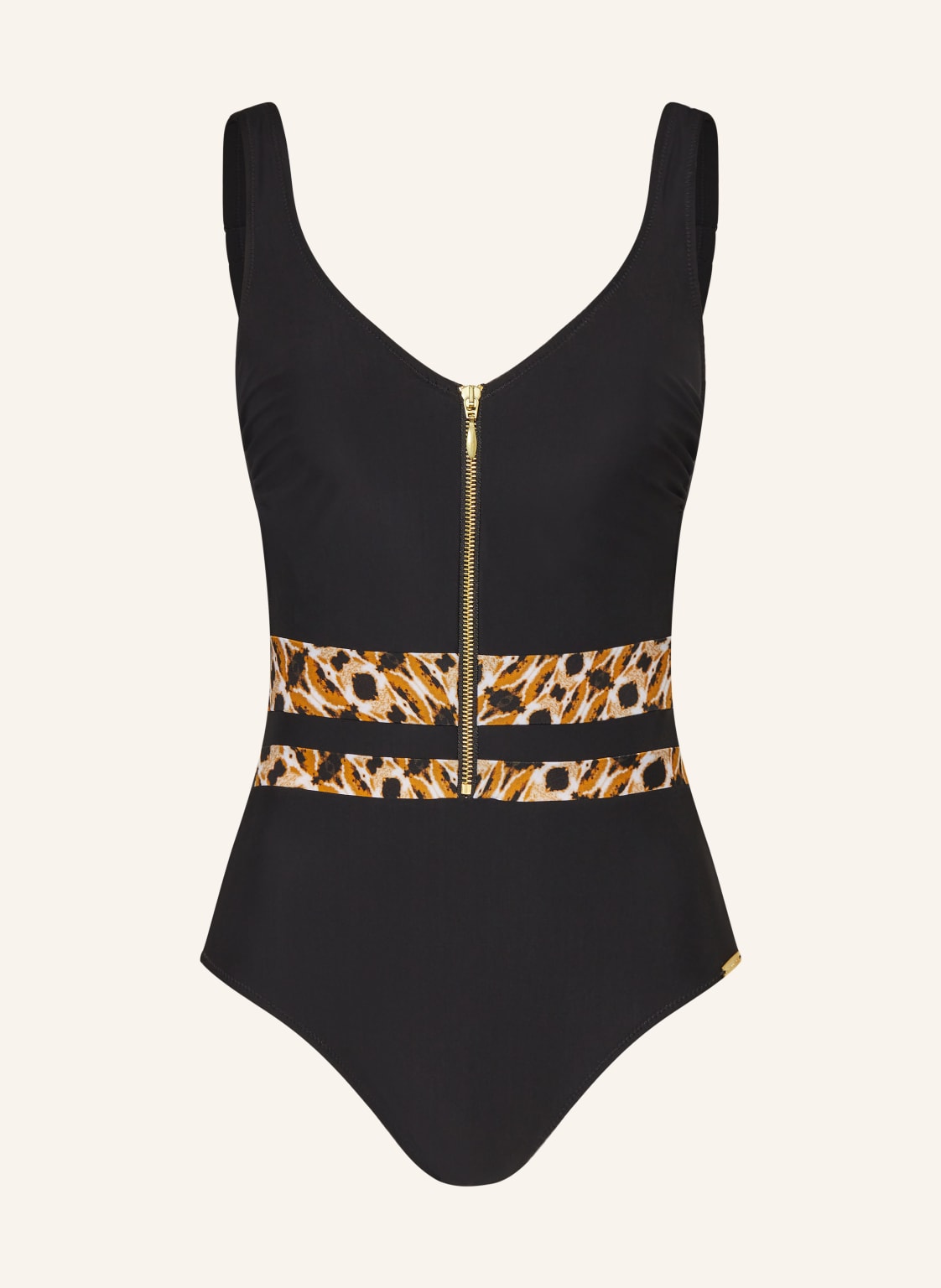 Charmline Shape-Badeanzug Animal Accents schwarz Charmline Shape-Badeanzug Animal Accents schwarz von CHARMLINE