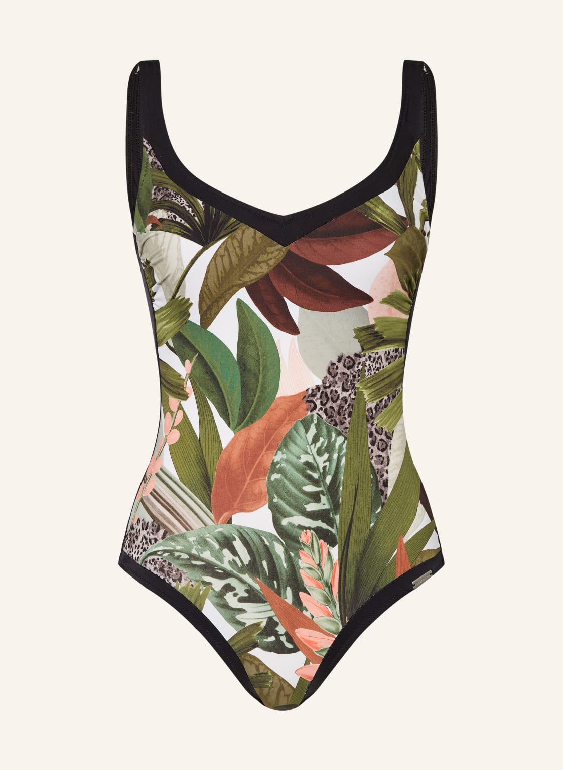 Charmline Shape-Badeanzug Floral Safari gruen Charmline Shape-Badeanzug Floral Safari gruen von CHARMLINE