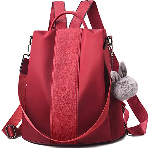 CHARMORE Damen Rucksack Wasserdichte Nylon Schultaschen Anti-Diebstahl Tagesrucksack Schultertaschen CHARMORE Damen Rucksack Wasserdichte Nylon Schultaschen Anti-Diebstahl Tagesrucksack Schultertaschen von CHARMORE