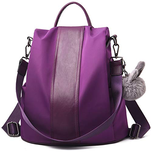 CHARMORE Damen Rucksack Wasserdichte Nylon Schultasche Anti Diebstahl Daypack Schultertasche Leichtgewicht Reiserucksack CHARMORE Damen Rucksack Wasserdichte Nylon Schultasche Anti Diebstahl Daypack Schultertasche Leichtgewicht Reiserucksack von CHARMORE