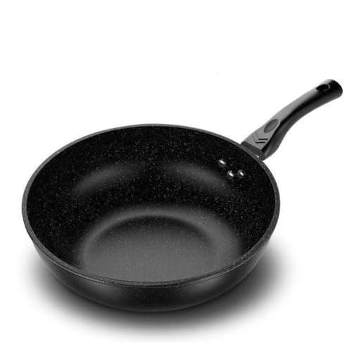 CHCWR Maifanshi-Non-Stick Wok für Haushaltsnutzung, Bratpfanne, Nicht-Stick-Wok, elektromagnetischer Kocher von CHCWR