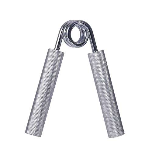 CHDWEY Grifftrainer Aluminum Rod Grip Metal Grip Aluminum Alloy Handle Electroplating Spring To Enhance Hand Forearm Strength(White 250lb) von CHDWEY