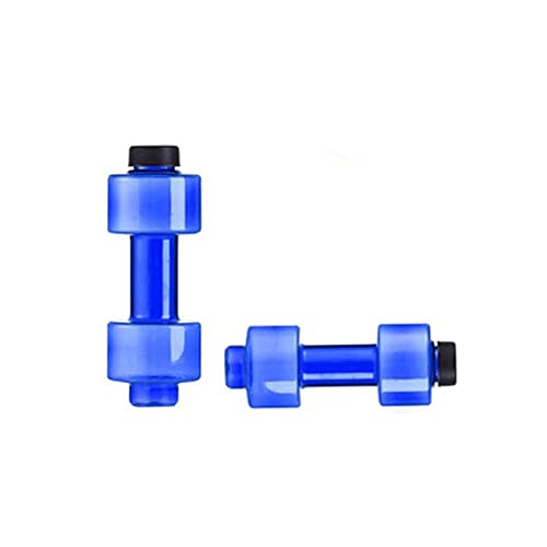 CHDWEY Hanteln Water Dumbbell Sport Bottle Large Capacity Gym Running Fitness Bodybuilding Exercise Outdoor Bicycle Camping Cycling Bottle(Blue,2200ml) von CHDWEY