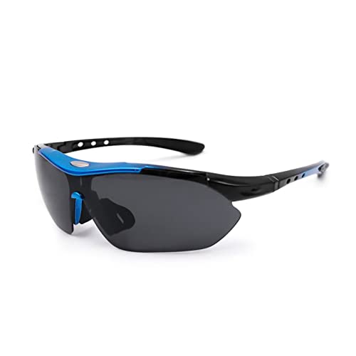 CHDWEY Herren Sonnenbrille Designer Outdoors Sports Cycling Bicycle Bike Riding Mens SunGlasses Eyewear Women Goggles Glasses(Blue) von CHDWEY