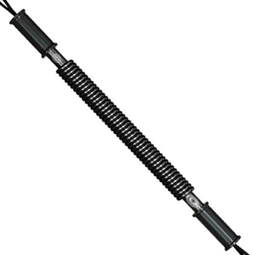 Power Twister, 30kg-110kg Biegehantel Expander Power Twister Bar Trainingsgeräte für Brust-, Schulter-, Unterarm-, Bizeps- und Armkrafttraining ( Color : Black , Size : 35kg ) von CHEKZ