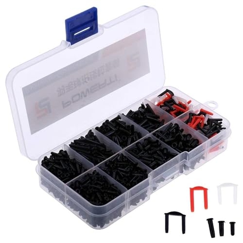 CHENNAN 1 Schachtel Badmintonschläger Schläger Ösen Badminton-Saitenschutz Badminton-Ösen Badmintonschläger-Eyeliner Ösen für Schläger Universal für die Reparatur von Badmintonschlägern (Schwarz) CHENNAN 1 Schachtel Badmintonschläger Schläger Ösen Badminton-Saitenschutz Badminton-Ösen Badmintonschläger-Eyeliner Ösen für Schläger Universal für die Reparatur von Badmintonschlägern (Schwarz) von CHENNAN