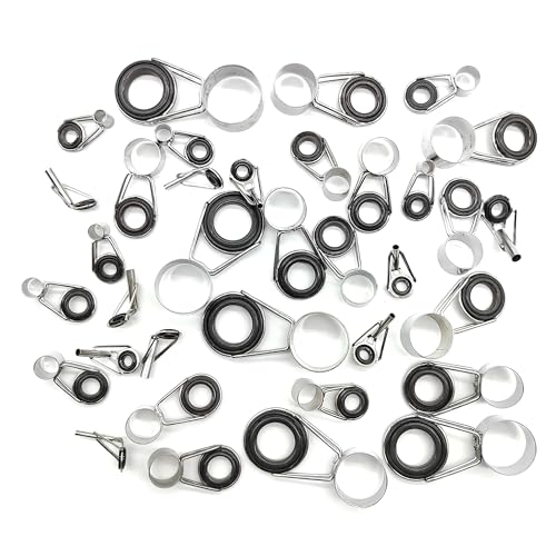 CHENNAN 35 Stück Angelrute Führungs Ring, Köder-Angelruten-Führungsringe, Angelruten praktisch führungsring, Angelrute Reparatur kit, Edelstahl Keramik Angelrute Pole Guide Ring Set Zubehör (Schwarz) CHENNAN 35 Stück Angelrute Führungs Ring, Köder-Angelruten-Führungsringe, Angelruten praktisch führungsring, Angelrute Reparatur kit, Edelstahl Keramik Angelrute Pole Guide Ring Set Zubehör (Schwarz) von CHENNAN