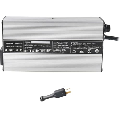 12V/24V_36V/48V_60V_72V Lead Acid Battery Chargers 240W für Auto-Akku-Ladegerät,Gabellift Batterieladeger,für Batteriepackungen, Power Tools,Elektrische Cars,Golf Carts usw.with Stecker(Stecker P,60V von CHENWY