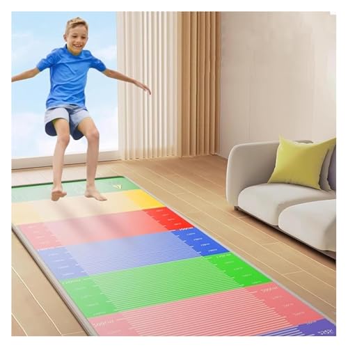 Weitsprung Matte, Weitsprungmatte, Dicke, mit Teppich ausgelegte Weitsprung-Testmatte for den Innenbereich, leises Training for Physiotrainer(3.3ftx9.8ft) von CHENYUOZ