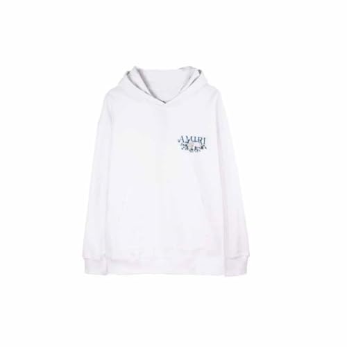 CHEXGM Trendy Sweatshirt Rissiger Buchstabe Spritzer Tinte Fluss Farbe Graffiti Stickerei Hoodie Männer Und Frauen Paar Lose Hundert Outdoor Hoodie-Color-2||S von CHEXGM