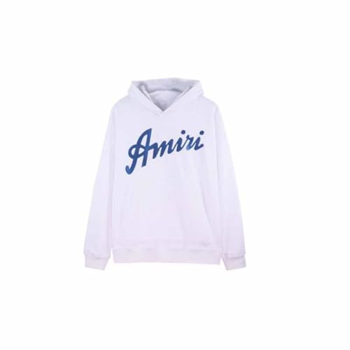 CHEXGM Trendy Sweatshirt Rissiger Buchstabe Spritzer Tinte Fluss Farbe Graffiti Stickerei Hoodie Männer Und Frauen Paar Lose Hundert Outdoor Hoodie-color-10||L von CHEXGM