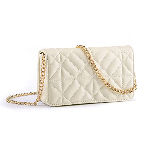 CHIC DIARY Damen Mini Umhängetasche PU Leder Tasche Rautenmuster Schultertasche Mode Crossbody Bag mit Metall Schultergurt CHIC DIARY Damen Mini Umhängetasche PU Leder Tasche Rautenmuster Schultertasche Mode Crossbody Bag mit Metall Schultergurt von CHIC DIARY