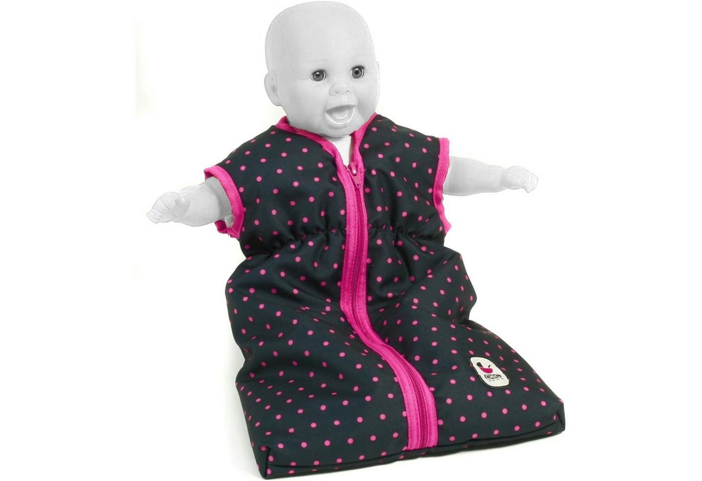 CHIC2000 Puppen Bettwäsche 792 12 Puppen-Schlafsack, Dots Navy-Pink. CHIC2000 Puppen Bettwäsche 792 12 Puppen-Schlafsack, Dots Navy-Pink. von CHIC2000