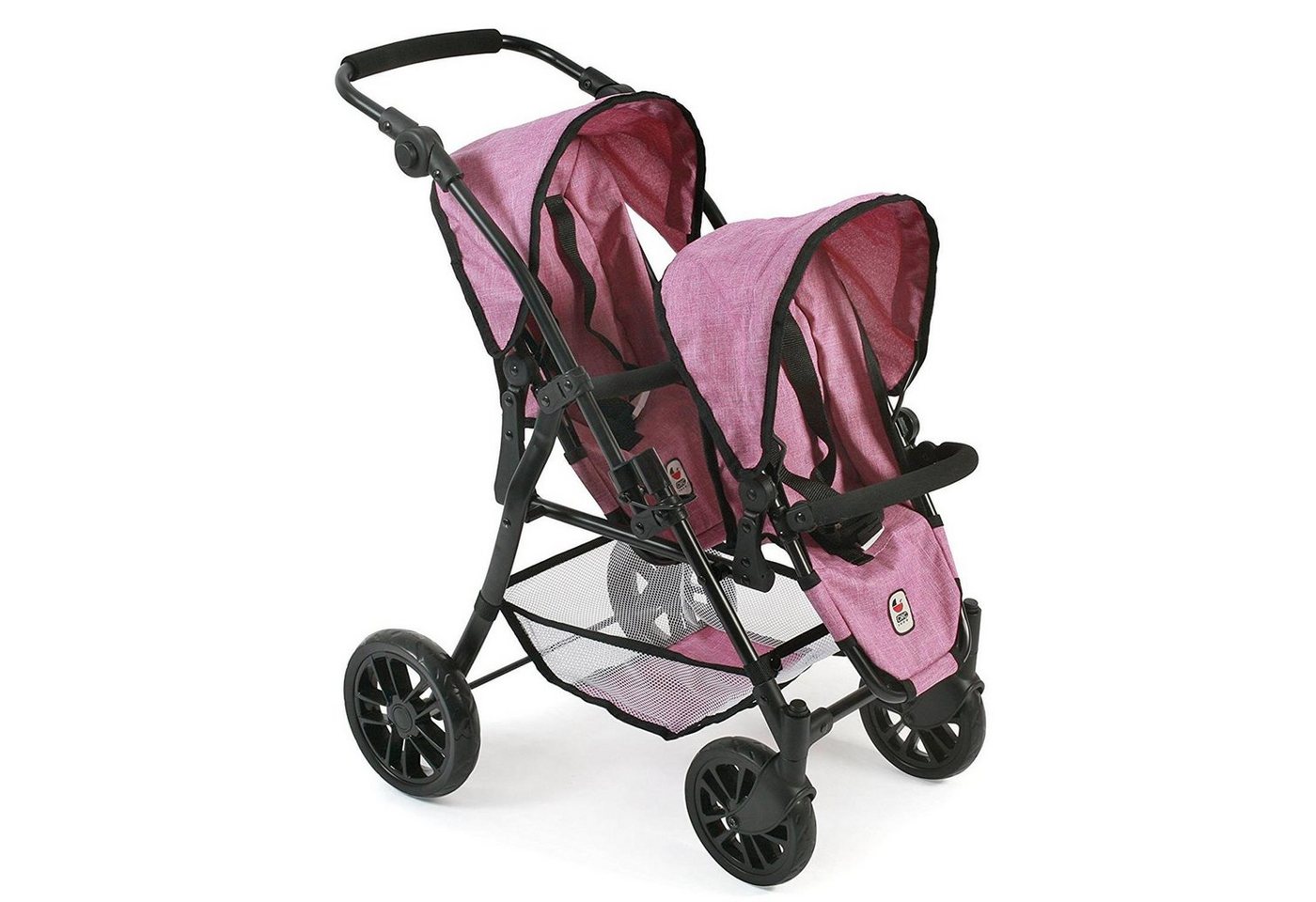 CHIC2000 Puppenwagen 691 70 Tandem-Buggy TWINNY, Jeans Pink CHIC2000 Puppenwagen 691 70 Tandem-Buggy TWINNY, Jeans Pink von CHIC2000