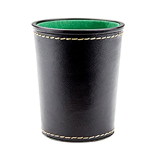 CHIZISX 1 x Kunstleder-Tasse in Trompetenform, Flanell-Tasse, KTV, Unterhaltung, Party, Spiel, Tischspiel-Zubehör von CHIZISX