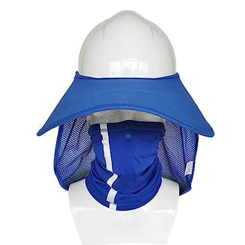 CHIZISX Baseballkappe, HardHat-Sonnenschutz, Netz-Sonnenschutz mit hoher Sichtbarkeit, reflektierend, atmungsaktiv, UV-Schutz, Nackenschutz für harte Hüte von CHIZISX