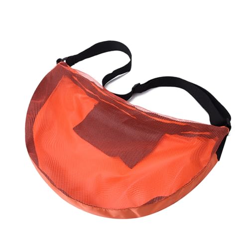 CHIZISX Sportausrüstungstasche mit Reißverschlusstasche für Volleyball, Fußball, Basketball, Fußball, Netztasche, verstellbare Basketballtasche von CHIZISX