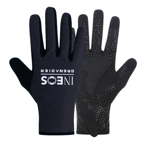 CHNNO1 Fahrradhandschuhe für Herbst und Winter, Vollfinger, für Herren und Damen, Wärme, für Laufen, Fitness, Fitnessstudio, Reiten, Fahrradhandschuhe (Schwarz, XL) von CHNNO1