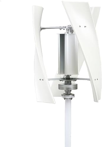 CHRISK 5000W Windturbinengenerator, 3 Blätter geräuscharmes Windmühlen-Windkraft-Generator-Set mit Controller für Straßenbeleuchtung,24v von CHRISK