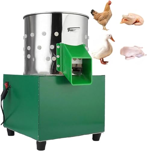 CHRISK Geflügelrupfer, Hühnerrupfmaschine, Geflügelrupfer aus Edelstahl, schnelle Hühnerrupfmaschine, für Huhn, Vogel, Entenfarm von CHRISK