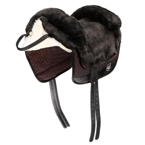 Christ Fellsattel IBERICA Plus baumloser Lammfellsattel im spanischen Stil, Bare-Back-pad, Pferde-Sattel aus echtem Lammfell in Gr. Warmblut, Fell in braun Christ Fellsattel IBERICA Plus baumloser Lammfellsattel im spanischen Stil, Bare-Back-pad, Pferde-Sattel aus echtem Lammfell in Gr. Warmblut, Fell in braun von Werner Christ