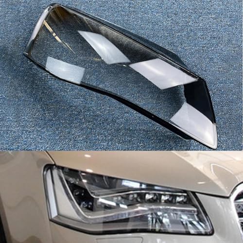 CHROX Für Audi A8 D4 2011~2013, Scheinwerferabdeckung, transparente Scheinwerferschale, Lampenschirmlinse, ersetzt Original-Lampenschirm aus Plexiglas (rechts) von CHROX