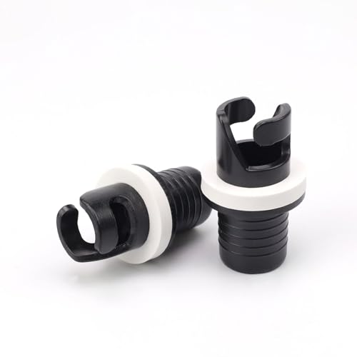CHSEROK 2 Stück Kajak Luftventil Adapter, Durchmesser 21 mm Adapter für Ventil für Schlauchboot, Luftpumpe Adapter, für Schlauchboote, Kajaks, Surfbretter CHSEROK 2 Stück Kajak Luftventil Adapter, Durchmesser 21 mm Adapter für Ventil für Schlauchboot, Luftpumpe Adapter, für Schlauchboote, Kajaks, Surfbretter von CHSEROK