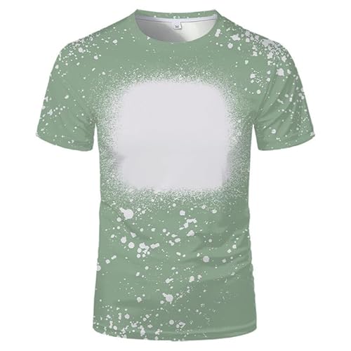 CHSLO Herren 3D Druck T-Shirt Sommer Tintenstrahl Graffiti Unisex 3D-Digitaldruck-T-Shirt, Schmales Rundhals-Herren-Kurzarm-Loses, Atmungsaktives Stretch-Herren-Sport-Top In Übergröße von CHSLO