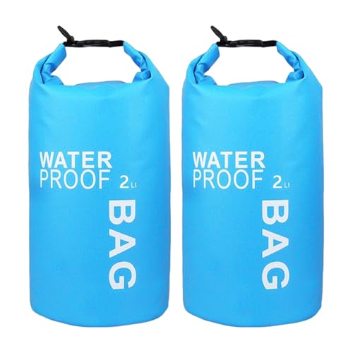 2 Stück wasserdichte Strandtasche, wasserdichte Schwimmtasche, wasserdichte Campingtasche, wasserdichte Reisetasche, Tragbare wasserdichte Tasche 2 Stück wasserdichte Strandtasche, wasserdichte Schwimmtasche, wasserdichte Campingtasche, wasserdichte Reisetasche, Tragbare wasserdichte Tasche von CHSZSH