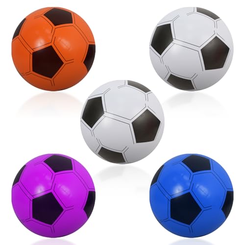 5 Stück Aufblasbarer Fußball, Mini-Licht-Fußball, Strand-Fußball, Kinder-Sport-Fußball, Jungen-Fußball-Geschenk, Aufblasbares Spielzeug Für Den Außenbereich 5 Stück Aufblasbarer Fußball, Mini-Licht-Fußball, Strand-Fußball, Kinder-Sport-Fußball, Jungen-Fußball-Geschenk, Aufblasbares Spielzeug Für Den Außenbereich von CHSZSH