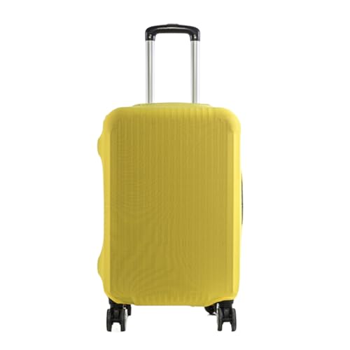 Suitcase Protective Cover, Travel Suitcase Protective Cover, Elastic Suitcase Cover, Luggage Cover, Protective Cover (Gelb,L,26-30 Zoll) von CHUANGOU