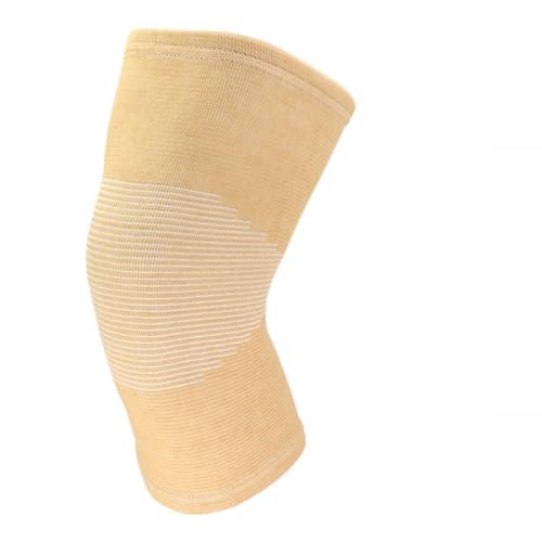 CHUBARIY 1 Pcs Dünne Elastizität Knie Pads Knie Protector Unterstützung Relief Verhindern Arthritis Sport Knie Schutz Pads Knee Braces(Color:Brown,Size:L) von CHUBARIY