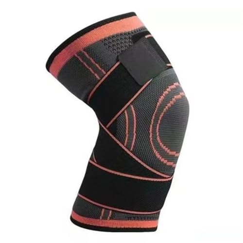 CHUBARIY 1 Pcs Knie Pads Hosenträger Sport Unterstützung Kneepad Männer Frauen Fitness Kompression Hülse Knee Braces(Color:Orange,Size:XL) von CHUBARIY
