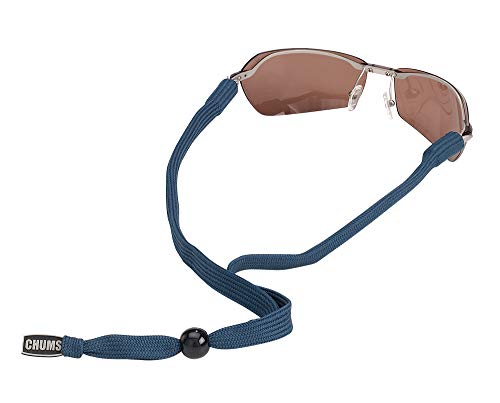 Chums Classic Eyewear Polyester Retainer - Unisex Sonnenbrille Verstellbares Stoff Lanyard (Navy) von CHUMS